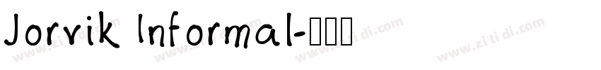 Jorvik Informal字体转换